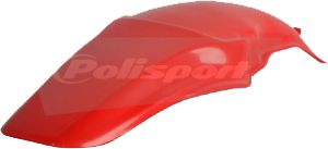 Polisport Rear Fender Red  Red