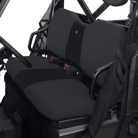 Classic Acc. Utv Bench Seat Cover Polaris Black  Black