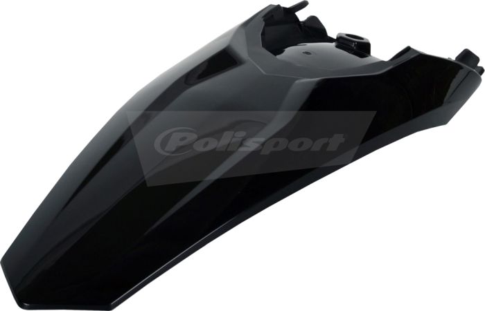 Polisport Rear Fender Black  Black