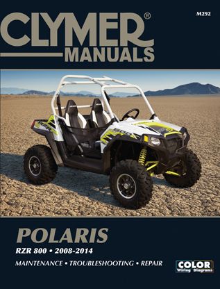 Clymer Repair Manual Polaris Rzr800  Acid Concrete