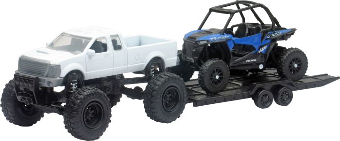 New-ray Replica 4x4 Truck/utv Pick-up Truck/polaris Rzr  Acid Concrete