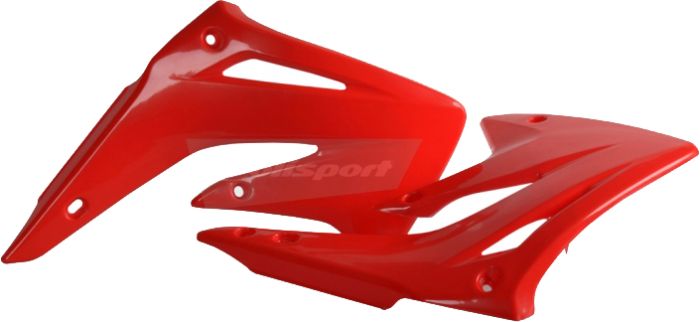 Polisport Radiator Shroud Red  Red