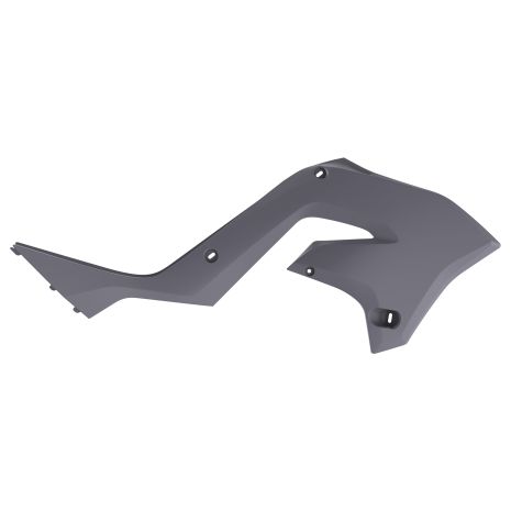 Polisport Radiator Scoops Restyling Nardo Grey Kawasaki  Nardo Grey