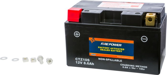 Fire Power Battery Ctz10s Sealed Factory Activated  Alpine White