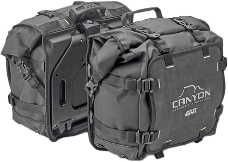 Givi Canyon Monokey 25 Liter Water Resistant Saddlebags  Acid Concrete