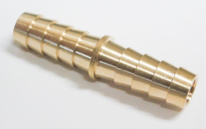 Helix Brass Hose Splicer Fitting  Acid Concrete