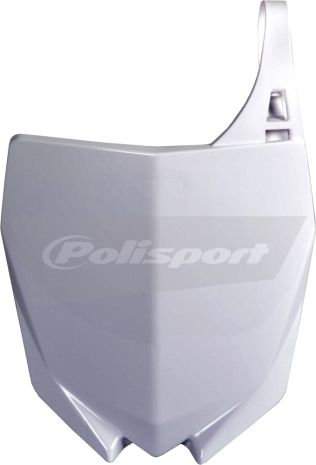 Polisport Number Plate White  White