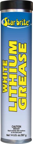 Star Brite White Lithium Grease 14oz  Alpine White