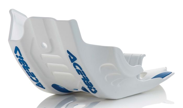 Acerbis Skid Plate White/blue  White/Blue