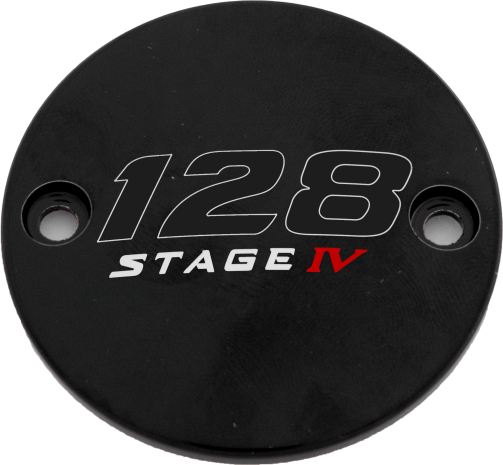 Custom Engraving M8 Timer Cover 128 Stage Iv Black  Black