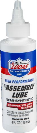 Lucas Semi-synthetic Assembly Lube 4 Oz  Alpine White