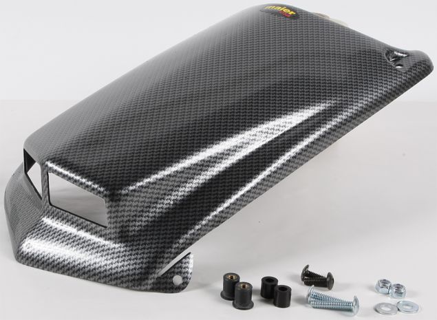 Maier Hood Scoop Trx450r Blk Carbn  Black Carbon