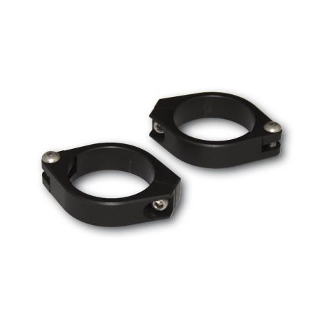 Highsider Cnc Fork Clamps 42-43mm Pair Black  Black