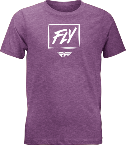 Fly Racing Youth Fly Racing Zoom Tee Purple Heather Ym