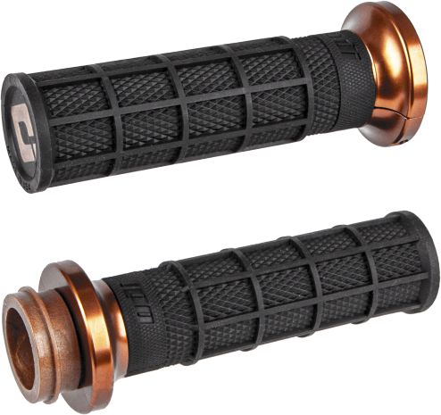 Odi Lock On Waffle Style Grips Black/bronze For Tbw