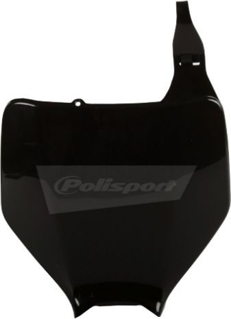 Polisport Number Plate Black  Black