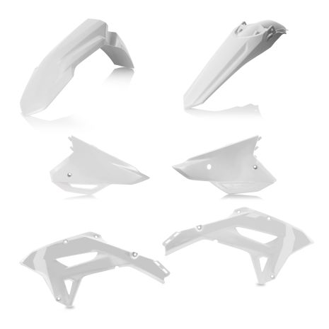 Acerbis Plastic Kit Honda White  White