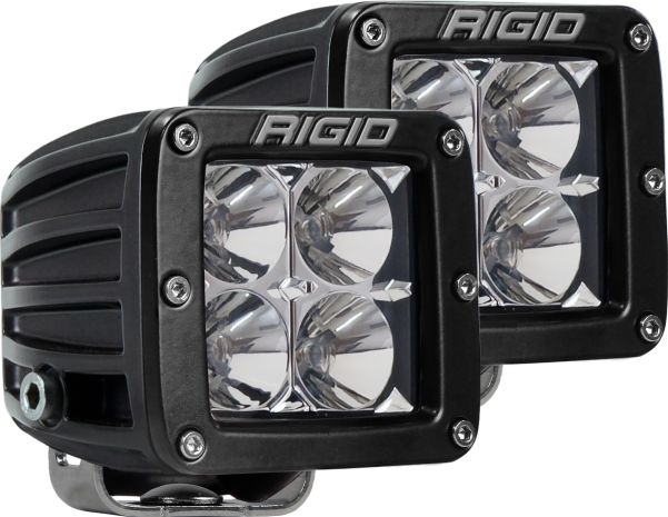 Rigid D-series Pro Flood Standard Mount Light Pair  Acid Concrete