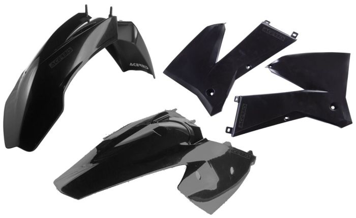 Acerbis Plastic Kit Black  Black