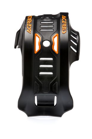 Acerbis Skid Plate Black/orange  Black/Orange