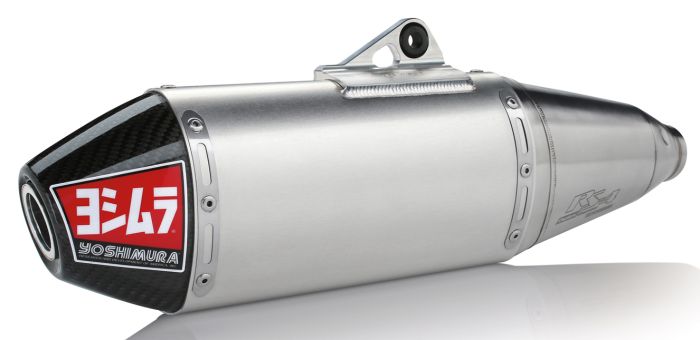 Yoshimura Rs-4 Header/canister/end Cap Exhaust System Ss-al-cf  Acid Concrete