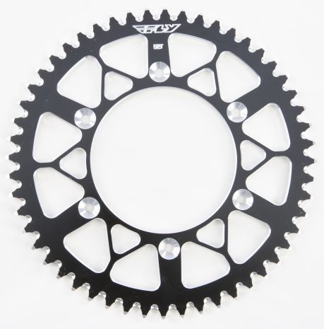 Fly Racing Rear Sprocket Aluminum 52t-520 Blk Honda  Black