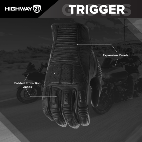 Trigger Gloves  Black