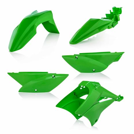 Acerbis Plastic Kit Green Kawasaki  Green