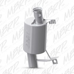 Mbrp Silencer Trail Stnls A/c 6000 Series S/m  Alpine White