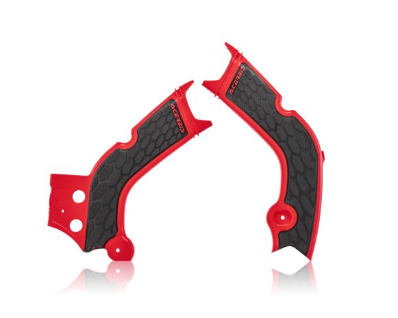 Acerbis X-grip Frame Guards Red/black  Red/Black