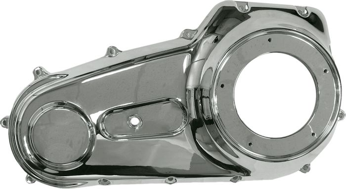 Harddrive Outer Primary Cover Chrome 06-17 Dyna Except Models W/fwd  Alpine White