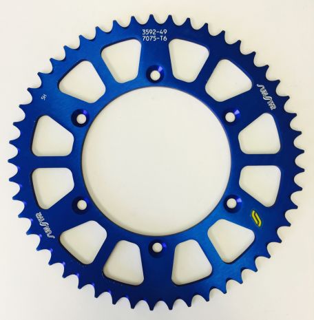 Sunstar Rear Sprocket Aluminum 48t-520 Blu Honda/yamaha  Blue