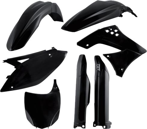 Acerbis Plastic Kit Black  Black