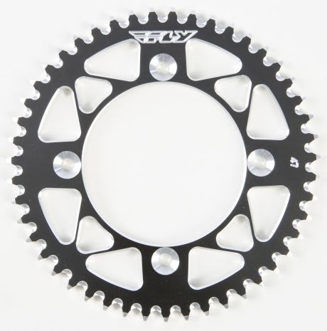 Fly Racing Rear Sprocket Aluminum 47t-428 Blk Suzuki/yamaha  Black