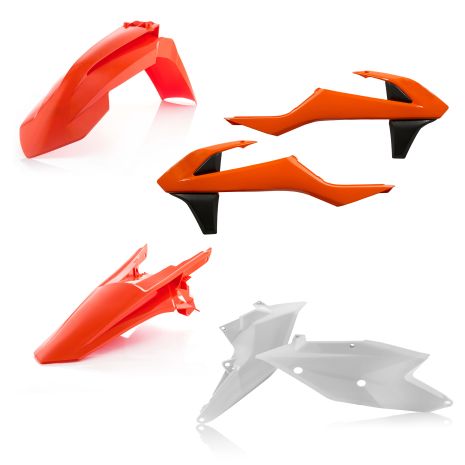 Acerbis Plastic Kit Original  Orange/Black/White