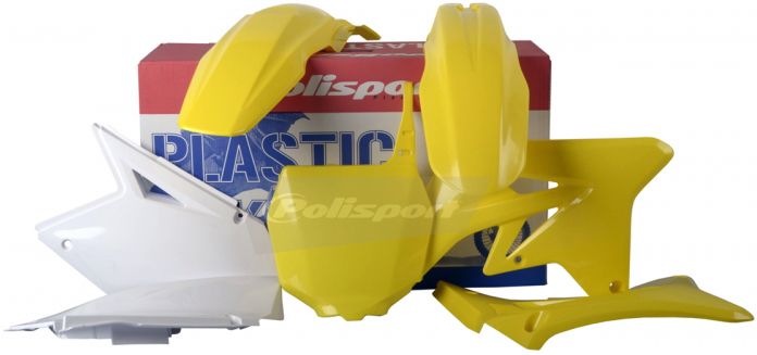 Polisport Plastic Body Kit Yellow/white  Yellow