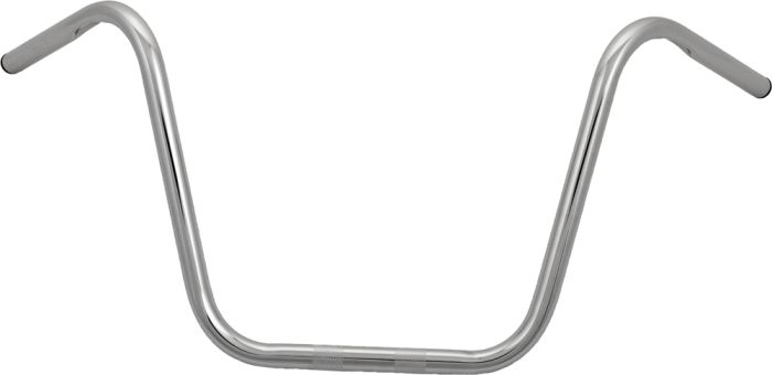 Harddrive H-bar Ape Hanger 14" Chrome  Alpine White