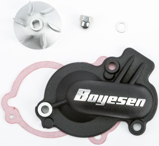 Boyesen Waterpump Cover & Impeller Kit Black  Black