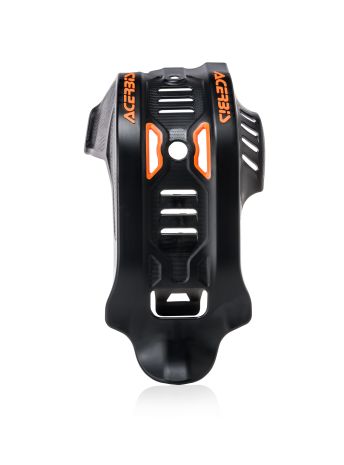 Acerbis Skid Plate Black/orange  Black/Orange