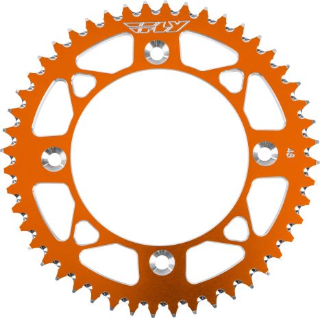 Fly Racing Rear Sprocket Aluminum 48t-428 Org Husq/ktm  Orange