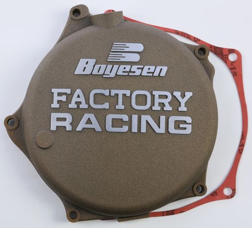 Boyesen Factory Racing Clutch Cover Magnesium  Magnesium