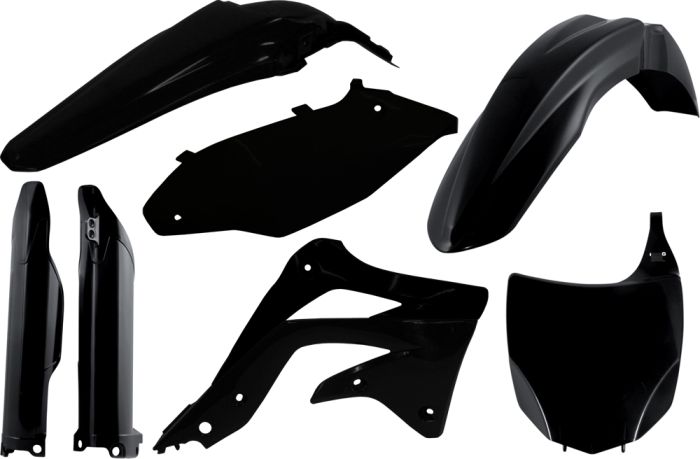 Acerbis Full Plastic Kit Black  Black