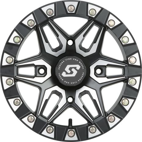 Sedona Split 6 Bdlk Wheel 14x7 4/137 5+2 (+10mm) Blk/machined