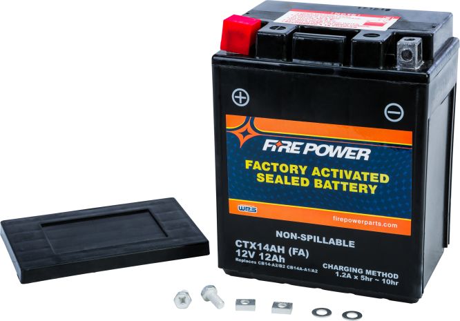 Fire Power Battery Ctx14ah Sealed Factory Activated  Acid Concrete