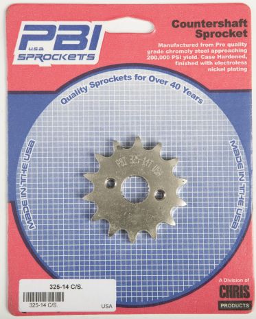 Pbi Front Cs Sprocket Steel 14t-420 Honda  Acid Concrete