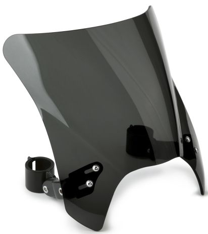 National Cycle Mohawk Windshield Dark Tint Black Hardware  Dark Grey