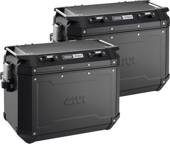 Givi Obkn48b Outback Side Cases L&r 48 Liter Black  Black