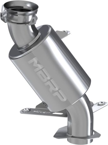 Mbrp Performance Exhaust Trail Silencer  Acid Concrete