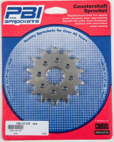 Pbi Front Cs Sprocket Steel 14t-520 Kawasaki/suzuki/yamaha  Acid Concrete