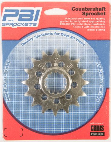 Pbi Front Cs Sprocket Steel 16t-520 Honda  Acid Concrete